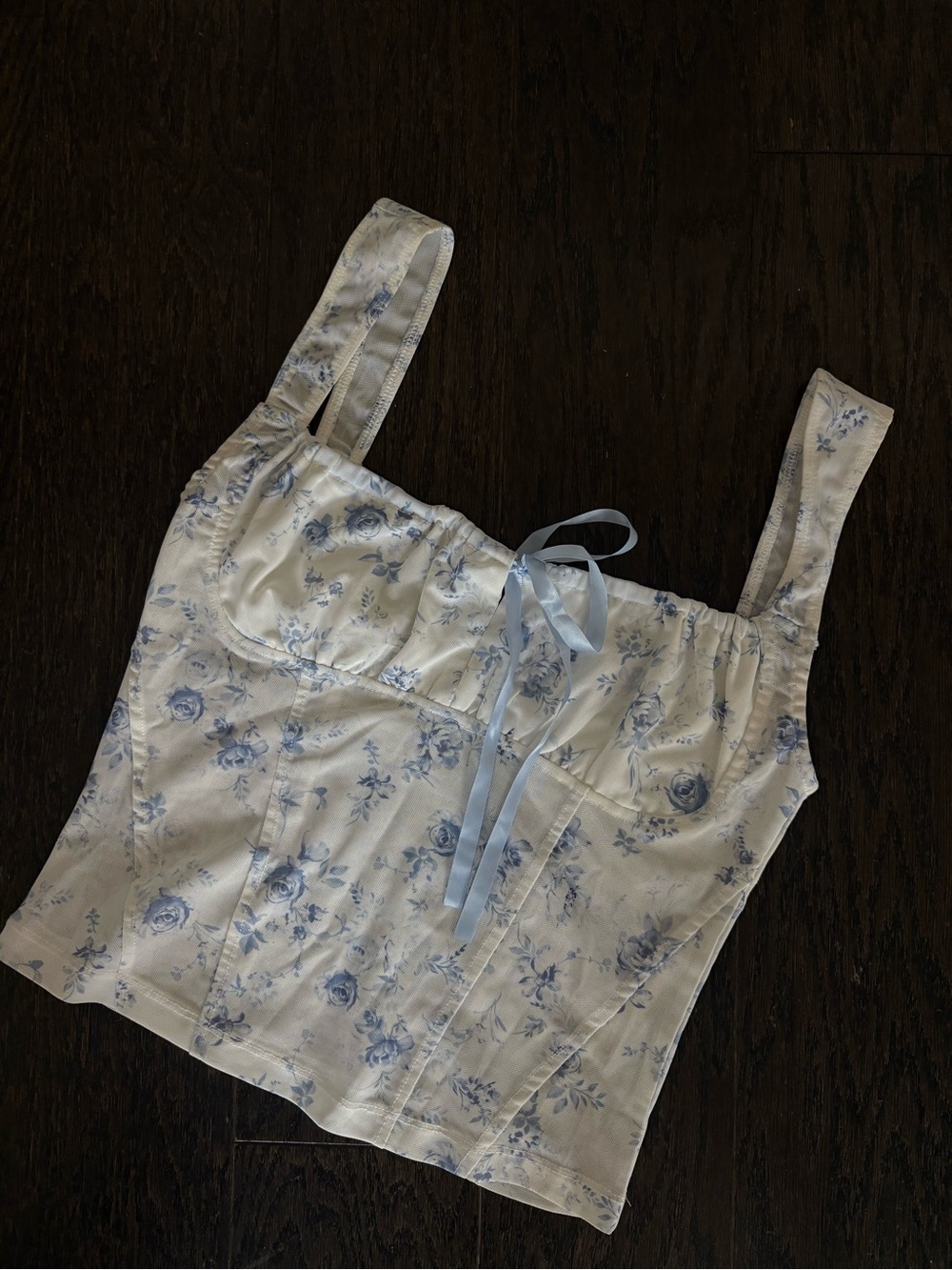 Floral Tie-Front Camisole Top